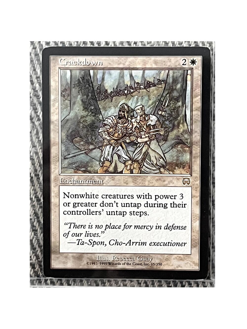 Crackdown – 1999 Meridian Masques – Magic: The Gathering